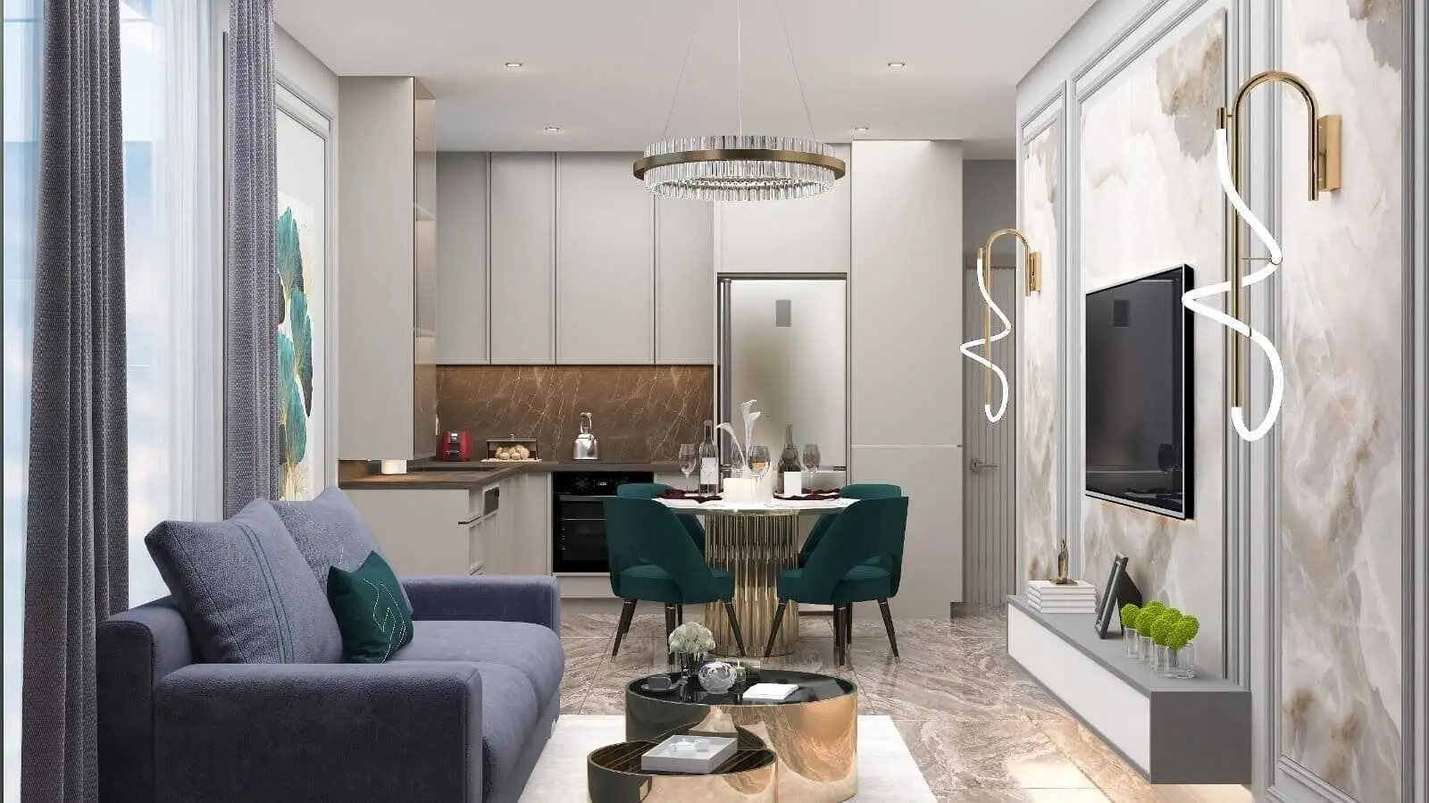 Квартира 55м² в Турции, Демирташ. Стоимостью 94000€ аренда фото-16