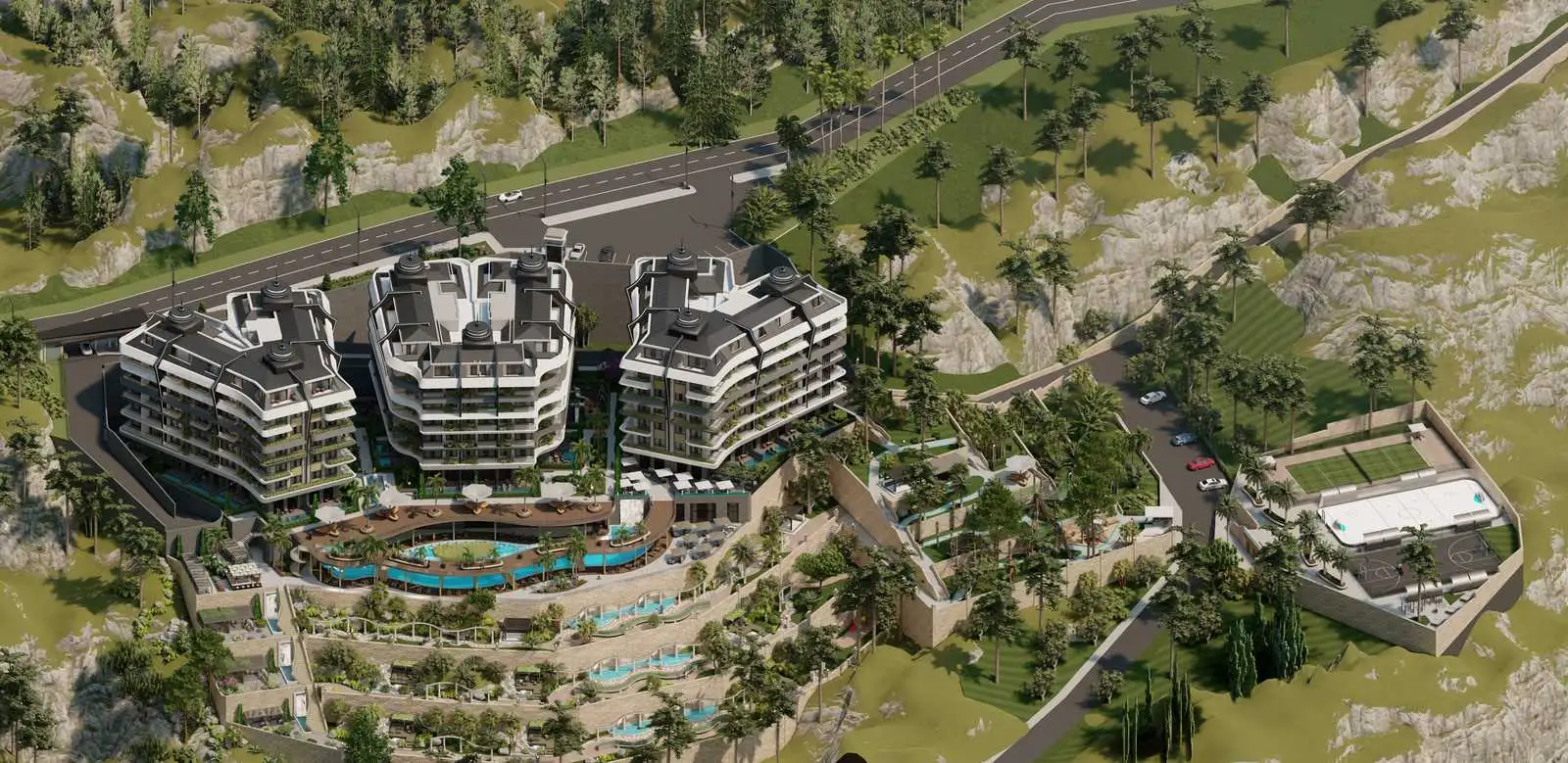 Квартира 46м² в Турции, Махмутлар. Стоимостью 85000€ аренда фото-6