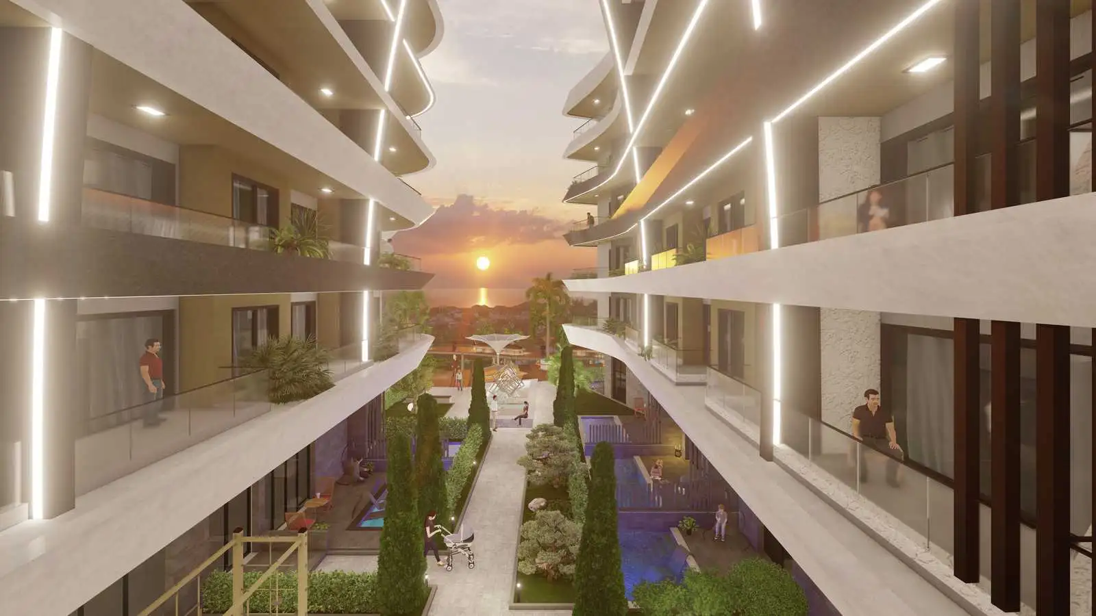 Квартира 46м² в Турции, Махмутлар. Стоимостью 85000€ аренда фото-23