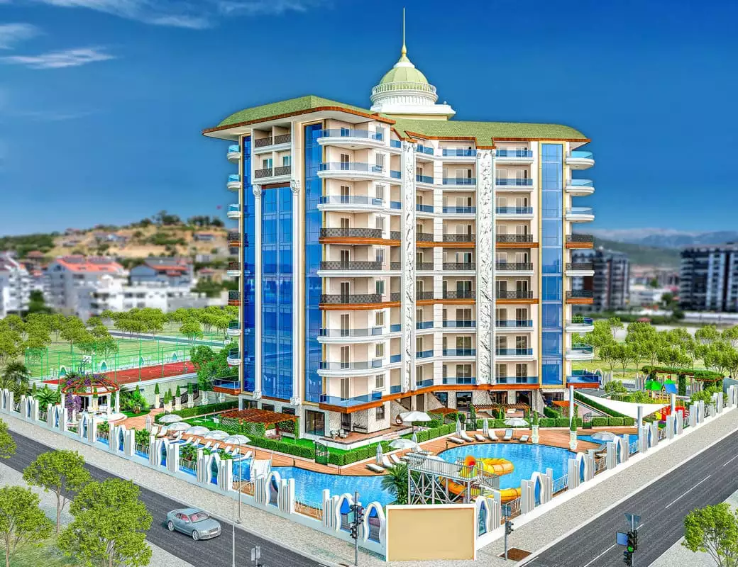 Квартира 64м² в Турции, Газипаша. Стоимостью 98000€ аренда фото-1