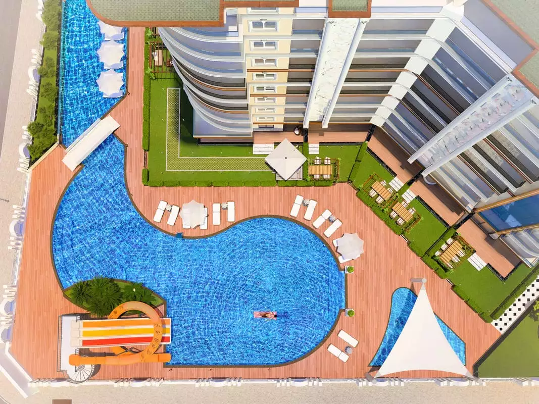 Квартира 64м² в Турции, Газипаша. Стоимостью 98000€ аренда фото-6