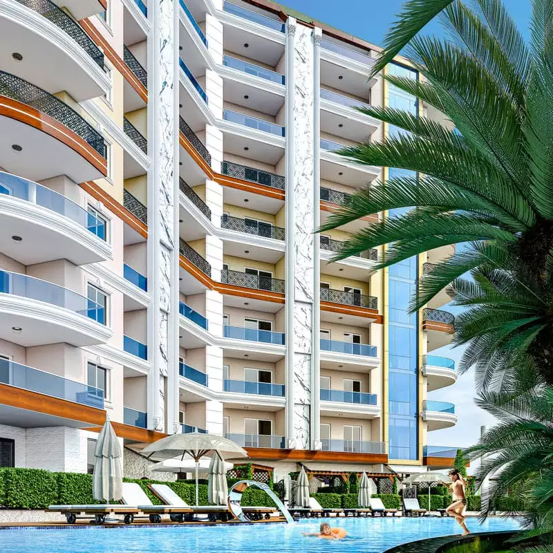 Квартира 64м² в Турции, Газипаша. Стоимостью 98000€ аренда фото-7