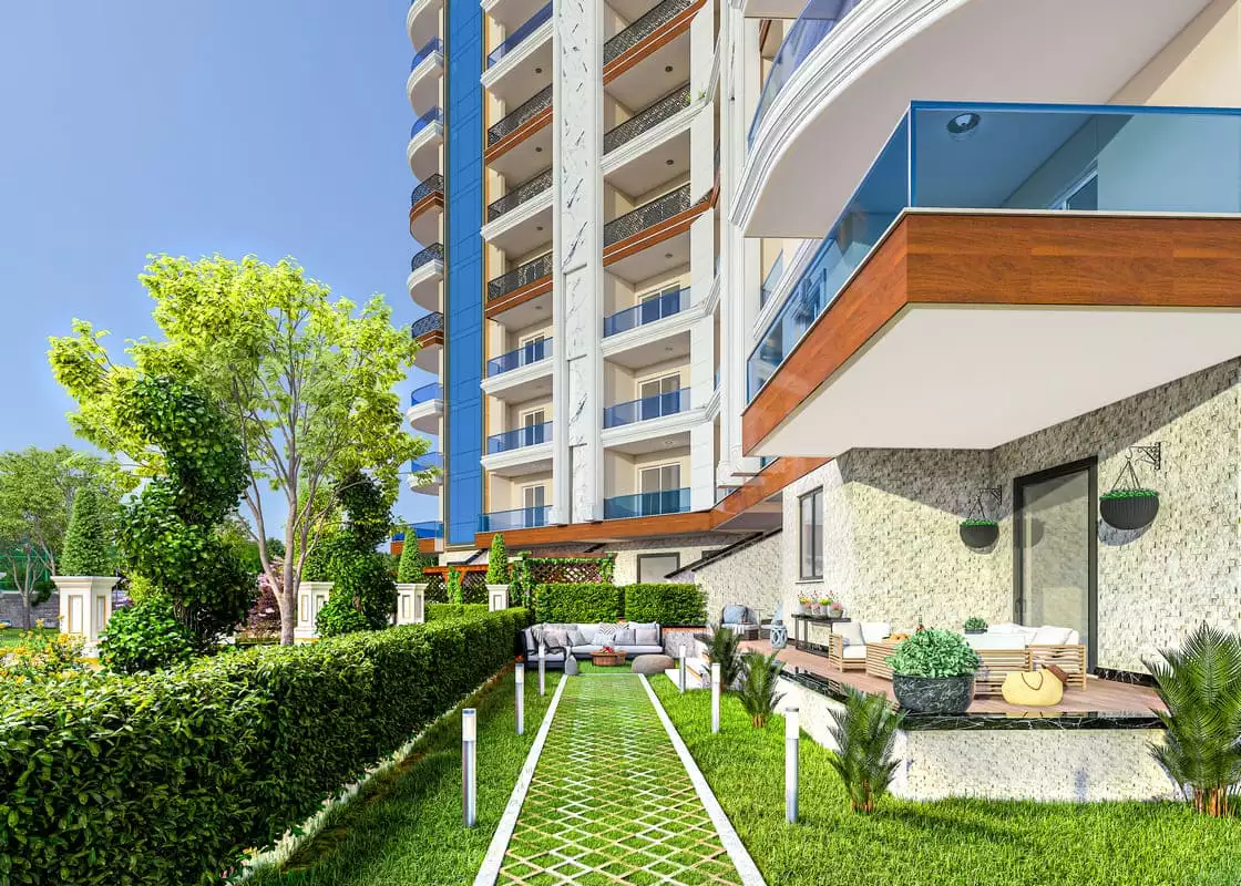 Квартира 64м² в Турции, Газипаша. Стоимостью 98000€ аренда фото-9