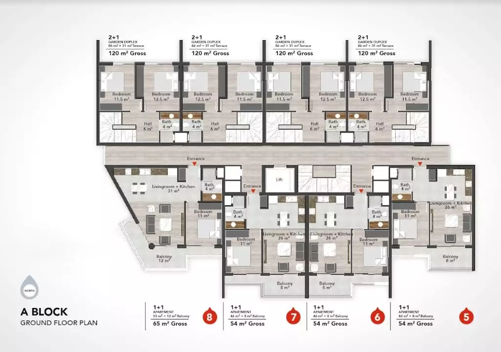 Таунхаус 106м² в Турции, Аланья. Стоимостью 375000€ аренда фото-17