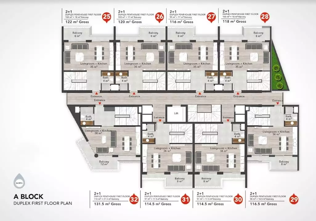 Таунхаус 106м² в Турции, Аланья. Стоимостью 375000€ аренда фото-19
