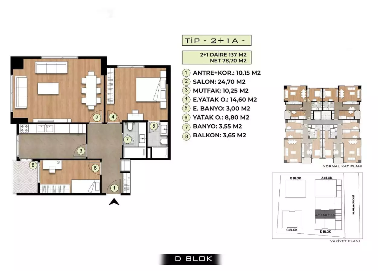 Квартира 74м² в Турции, Стамбул. Стоимостью 253000€ аренда фото-15