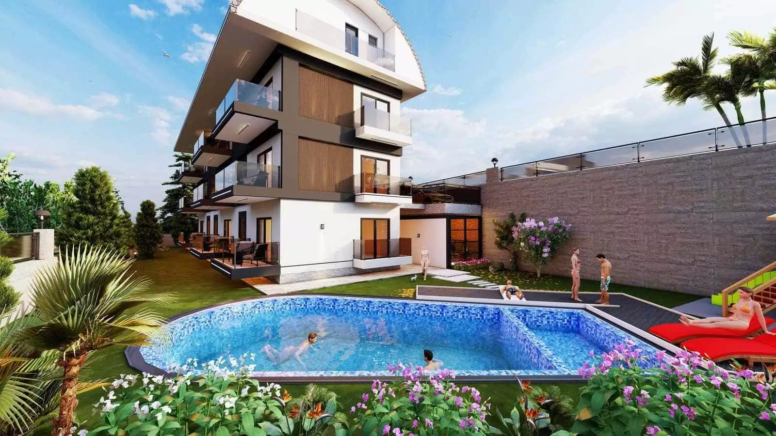 Квартира 120м² в Турции, Аланья. Стоимостью 490000€ аренда фото-3