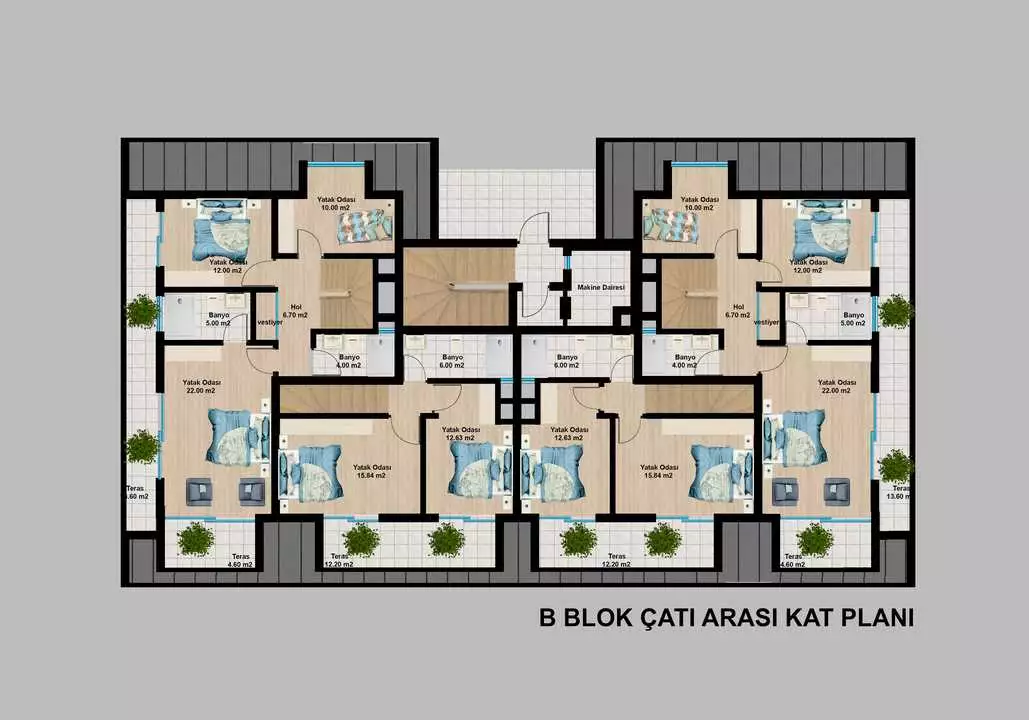 Квартира 89м² в Турции, Аланья. Стоимостью 150000€ аренда фото-30