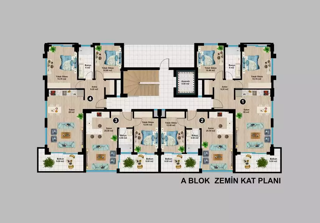 Квартира 89м² в Турции, Аланья. Стоимостью 150000€ аренда фото-31