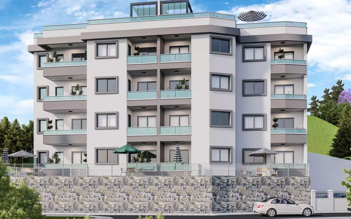 Квартира 47м² в Черногории, Комошевина. Стоимостью 235150€ аренда фото-3