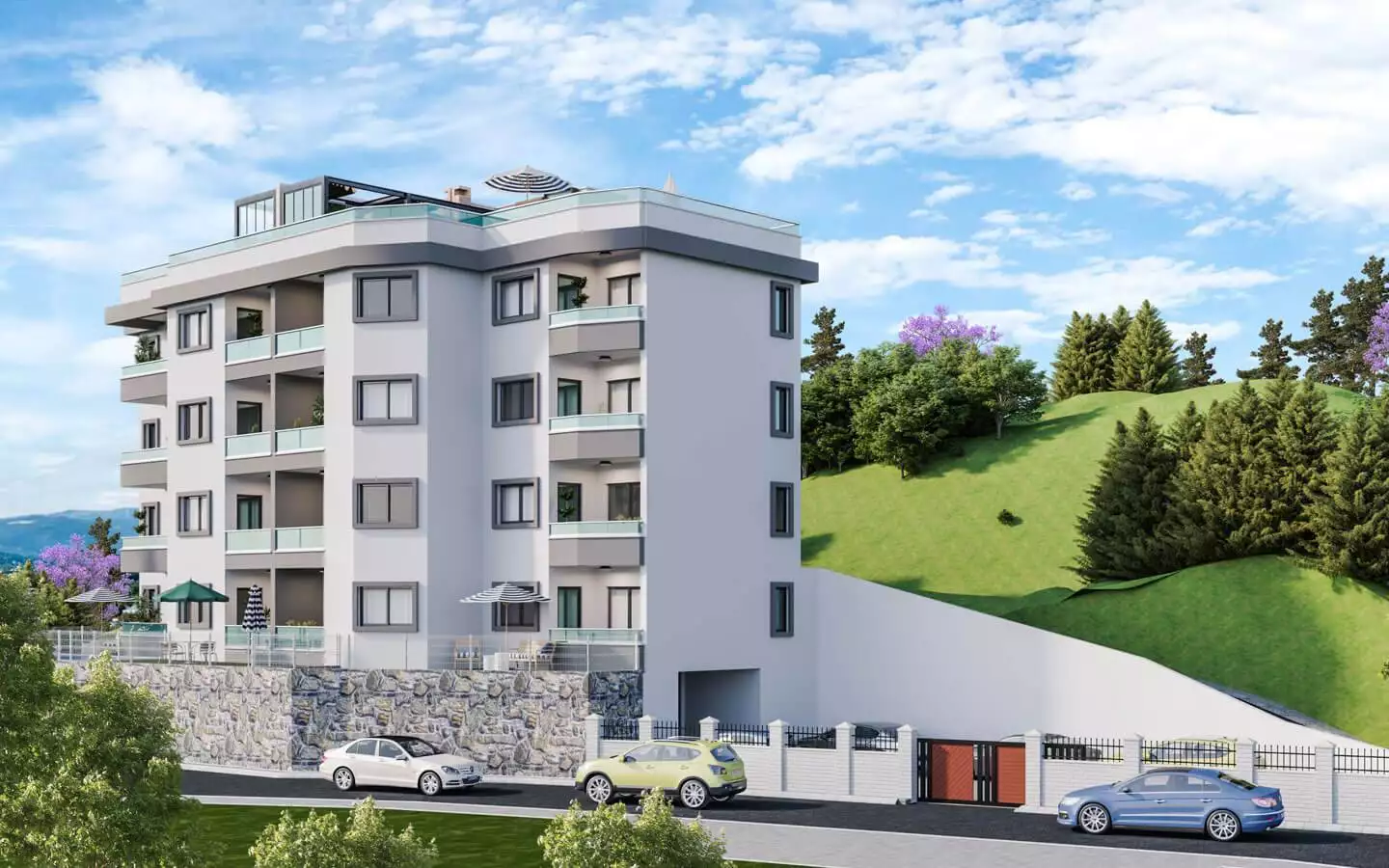 Квартира 47м² в Черногории, Комошевина. Стоимостью 235150€ аренда фото-4