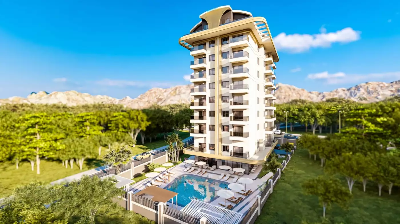 Квартира 56м² в Турции, Махмутлар. Стоимостью 93000€ аренда фото-3