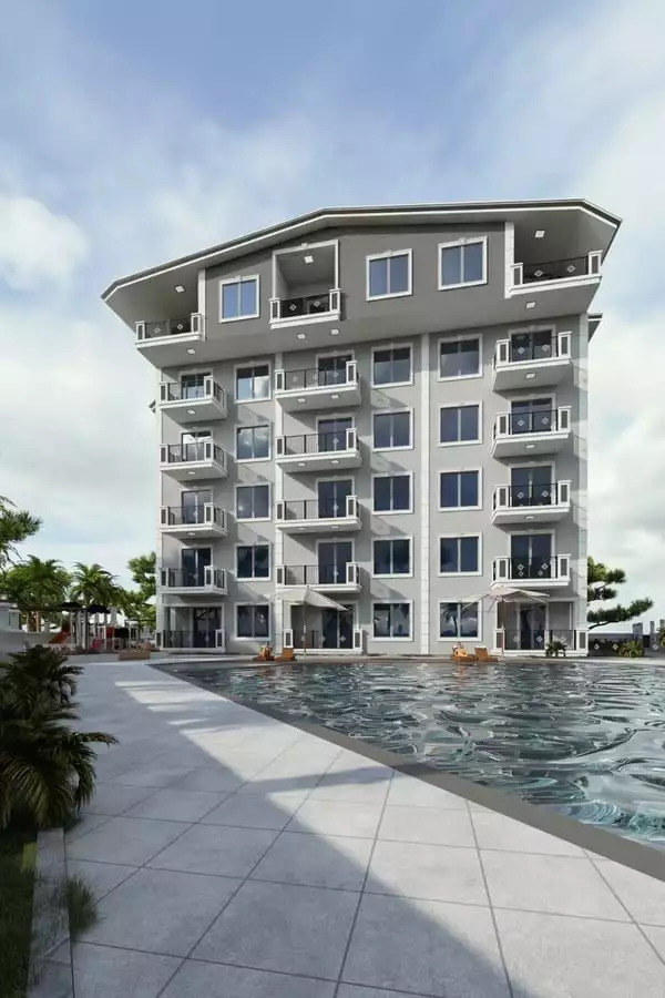 Квартира 40м² в Турции, Газипаша. Стоимостью 112000€ аренда фото-1