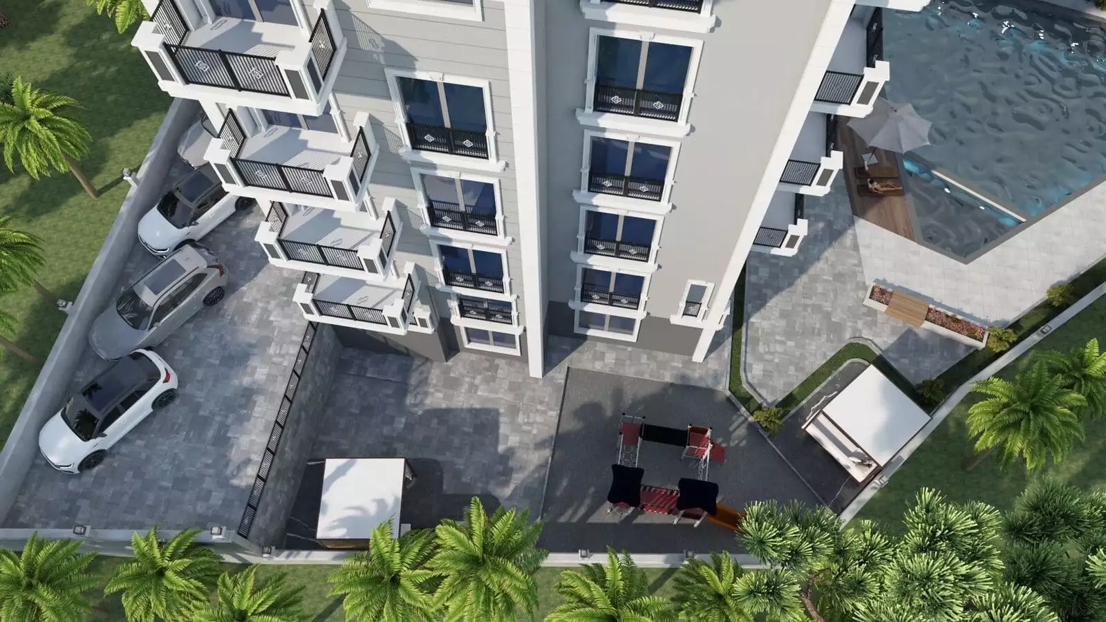 Квартира 40м² в Турции, Газипаша. Стоимостью 112000€ аренда фото-3