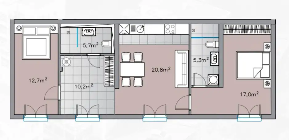 Квартира 134м² в Черногории, Дженовичи. Стоимостью 600000€ аренда фото-41
