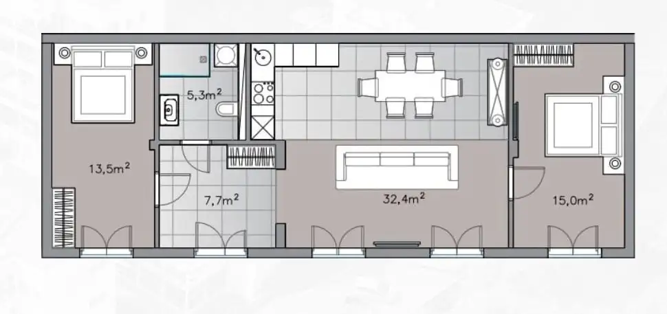 Квартира 134м² в Черногории, Дженовичи. Стоимостью 600000€ аренда фото-42