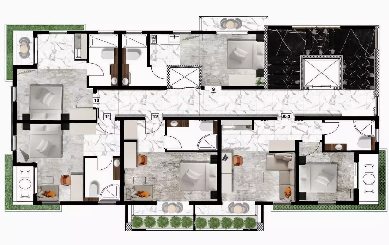 Отель, гостиница 1186м² в Черногории, Добра Вода. Стоимостью 3000000€ аренда фото-7