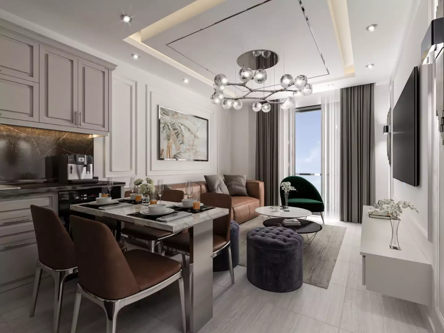 Квартира 54м² в Турции, Авсаллар. Стоимостью 102000€ аренда фото-7