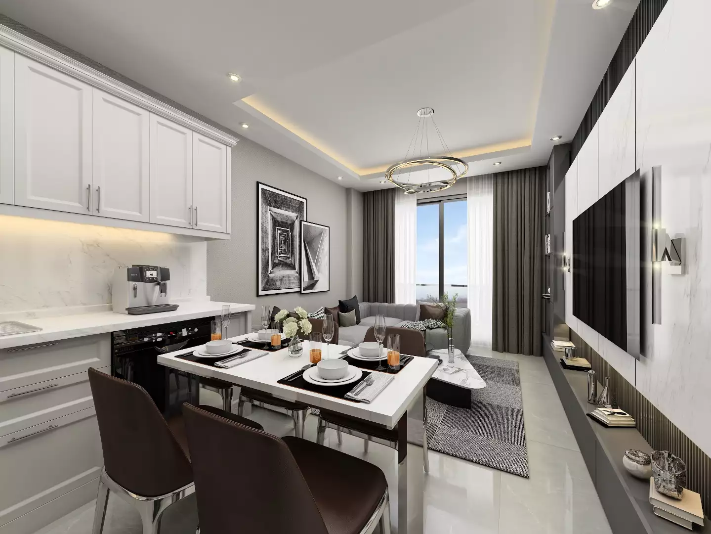 Квартира 54м² в Турции, Авсаллар. Стоимостью 102000€ аренда фото-15