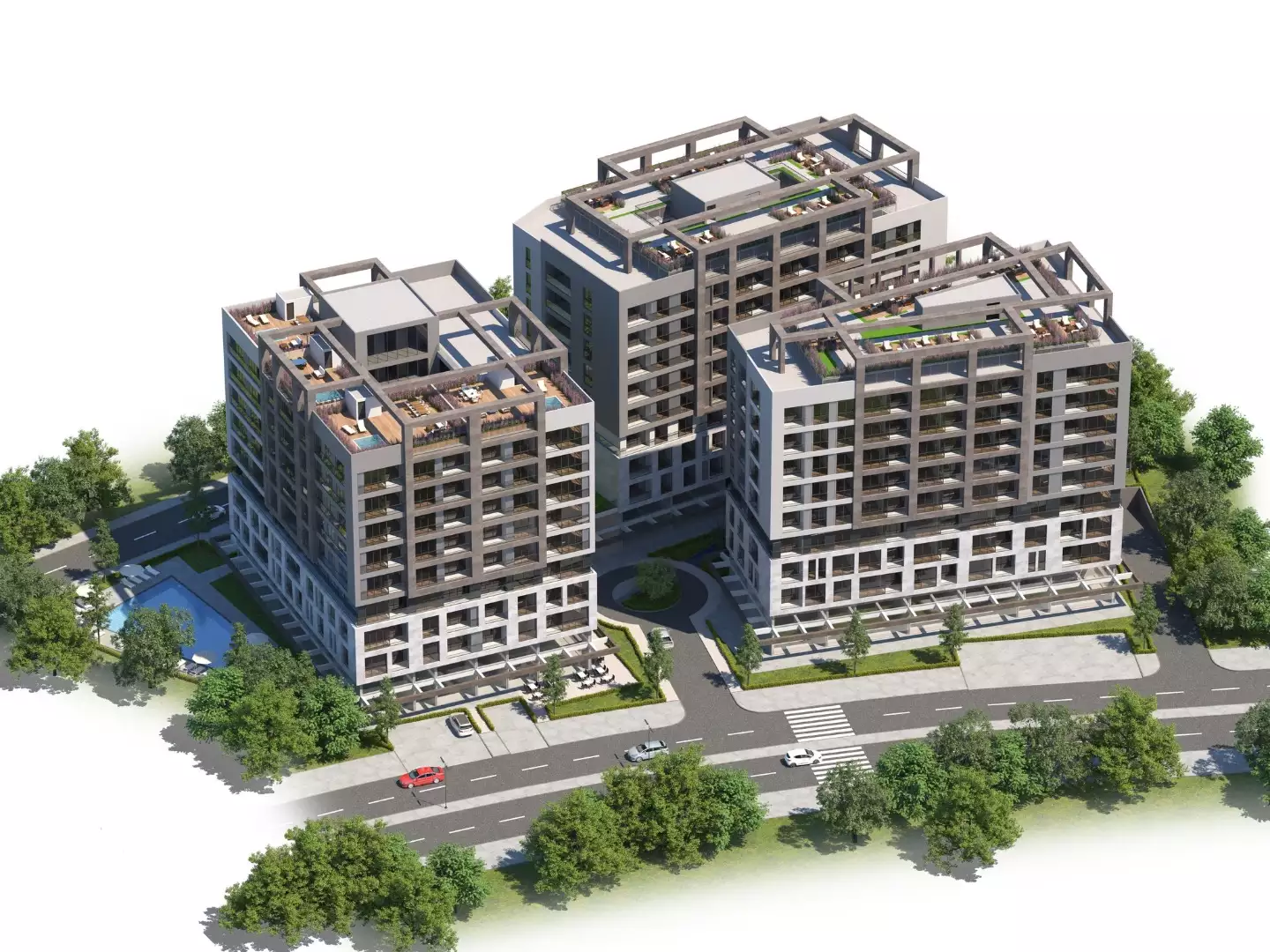 Квартира 43м² в Черногории, Бар. Стоимостью 111800€ аренда фото-11