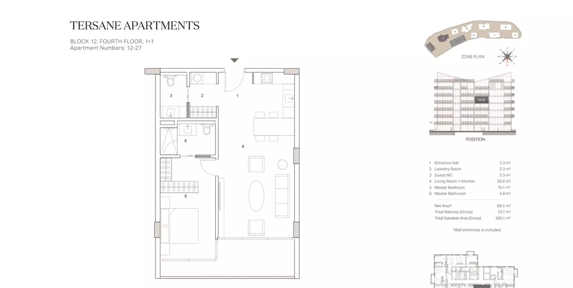 Квартира 70м² в Турции, Стамбул. Стоимостью 1066512€ аренда фото-24