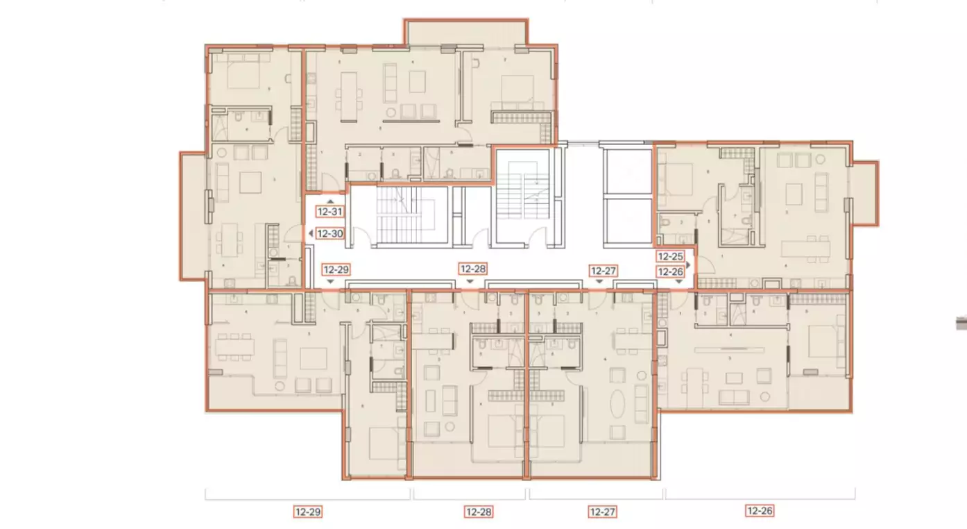 Квартира 70м² в Турции, Стамбул. Стоимостью 1066512€ аренда фото-27