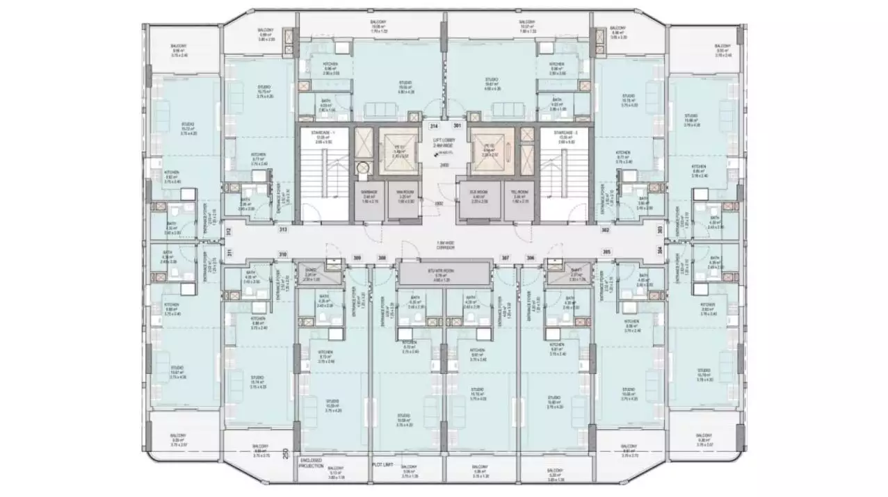 Квартира 44м² в ОАЭ, Дубай. Стоимостью 230882€ аренда фото-3