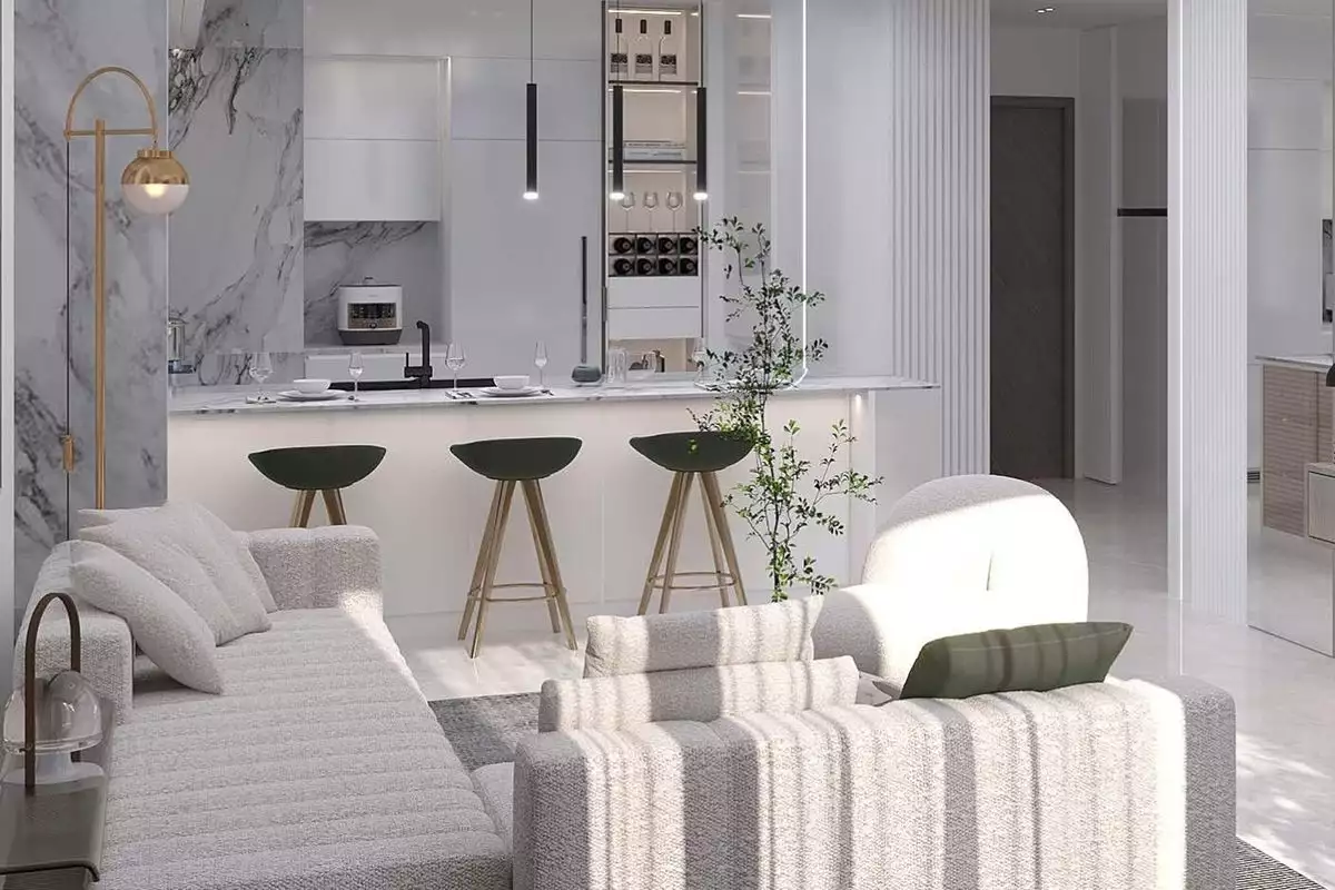 Квартира 59м² в ОАЭ, Дубай. Стоимостью 199772€ аренда фото-3