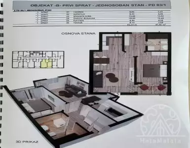 Купить квартиру в Черногории 126000€