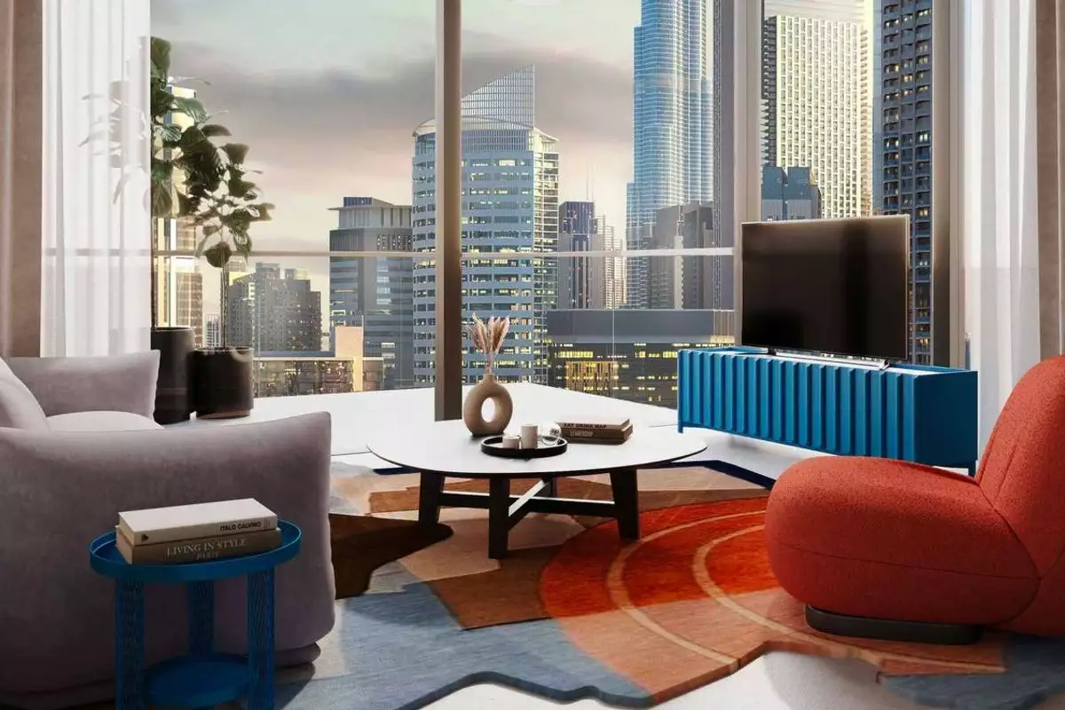 Квартира 53м² в ОАЭ, Дубай. Стоимостью 414493€ аренда фото-2
