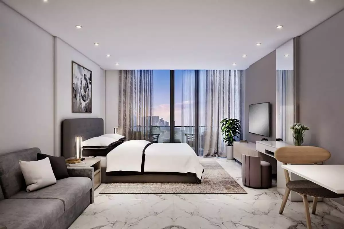Квартира 46м² в ОАЭ, Дубай. Стоимостью 132349€ аренда фото-5