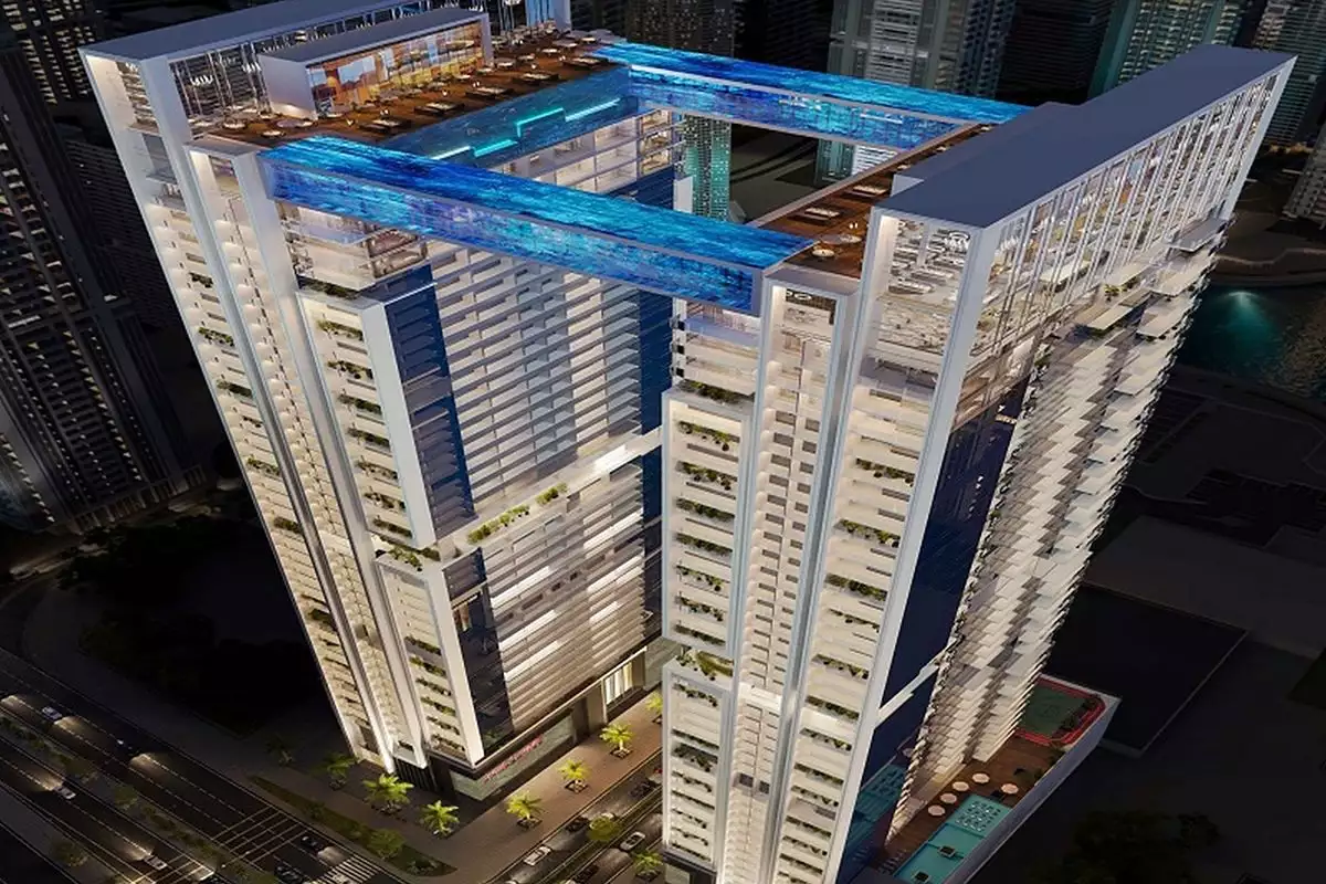 Квартира 39м² в ОАЭ, Дубай. Стоимостью 243575€ аренда фото-1