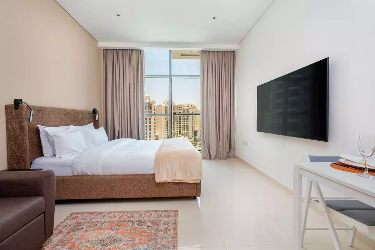 Квартира 31м² в ОАЭ, Дубай. Стоимостью 380358€ аренда фото-1