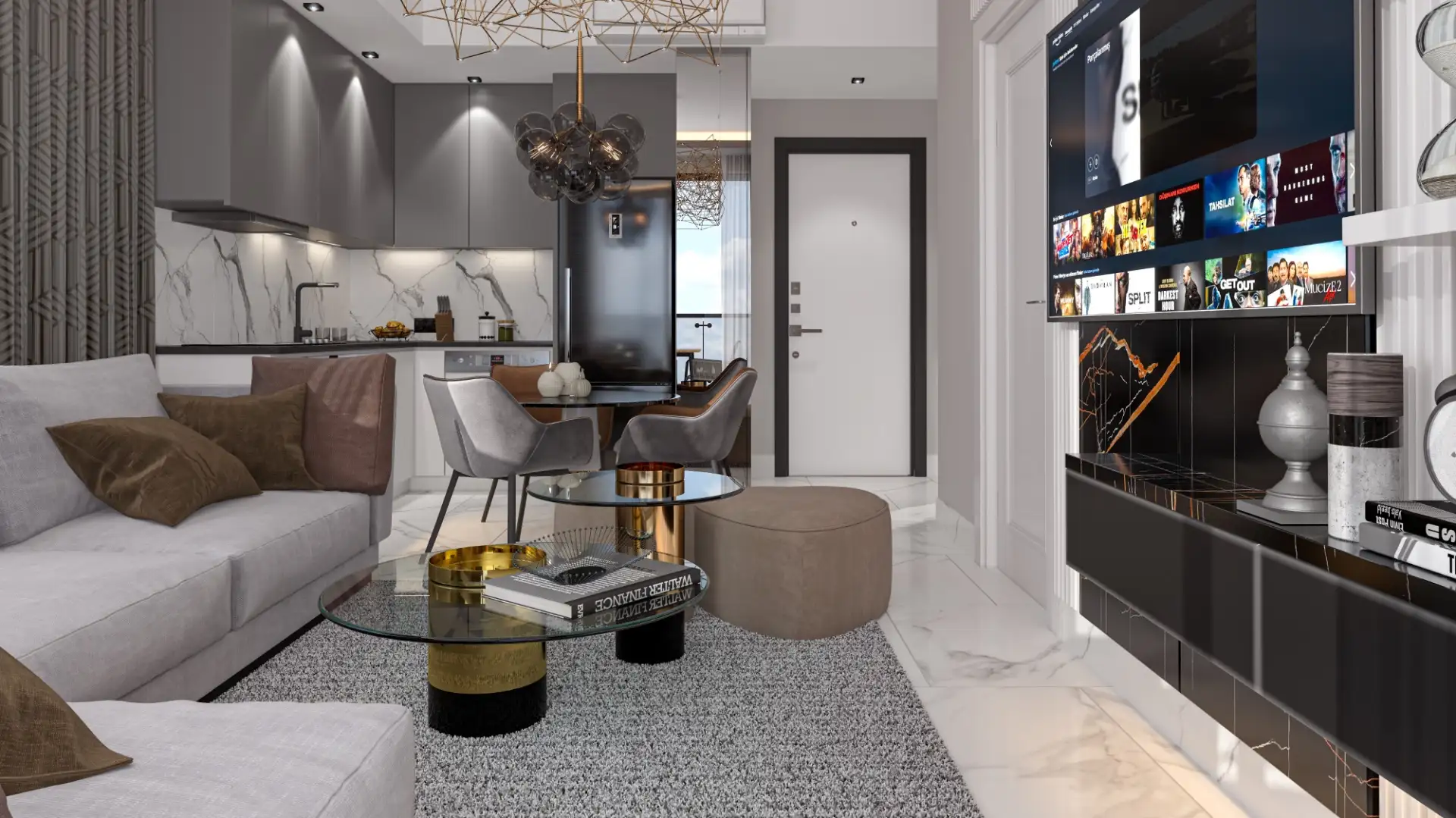 Квартира 56м² в Турции, Каргыджак. Стоимостью 125000€ аренда фото-8