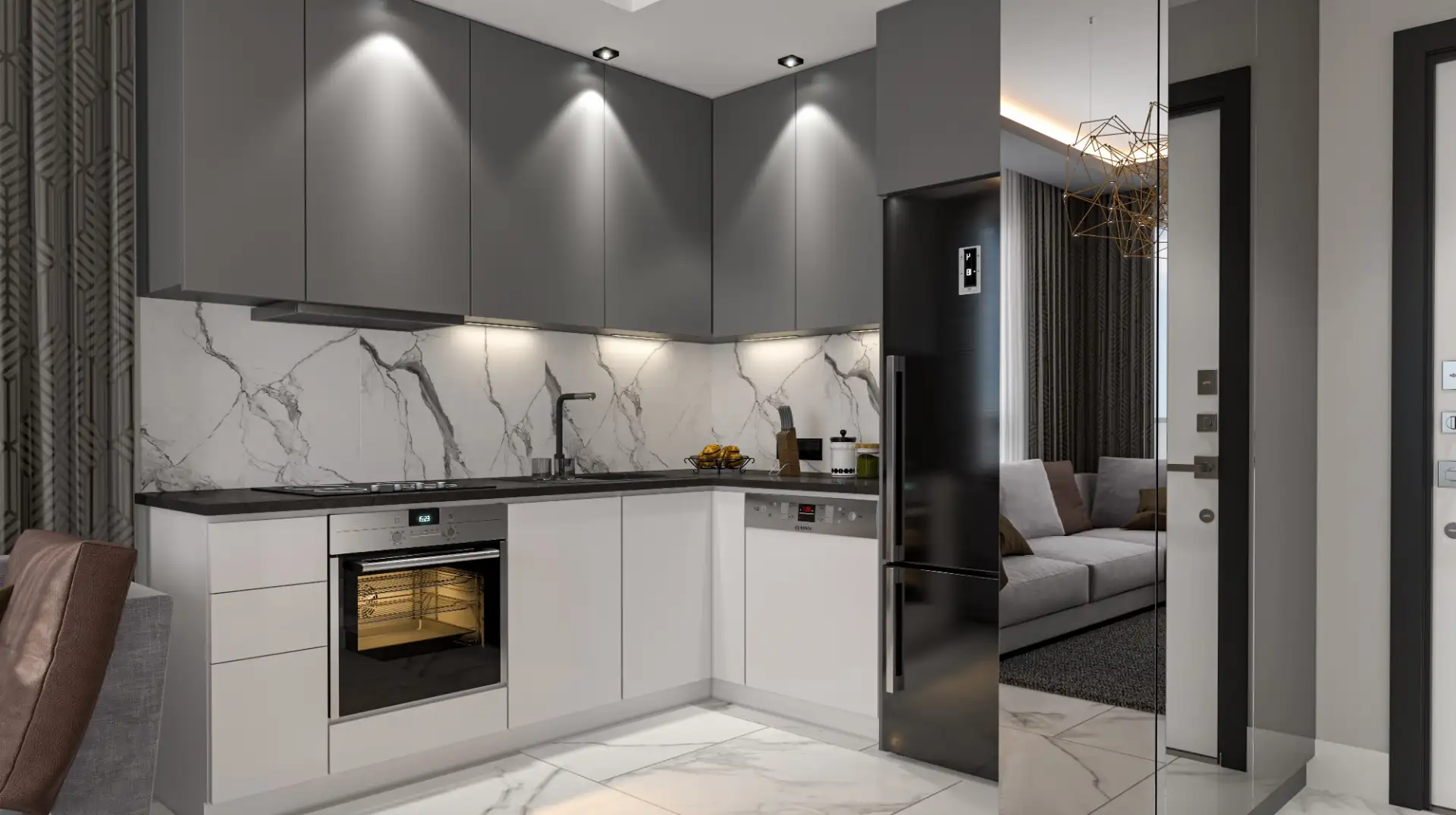 Квартира 56м² в Турции, Каргыджак. Стоимостью 125000€ аренда фото-9