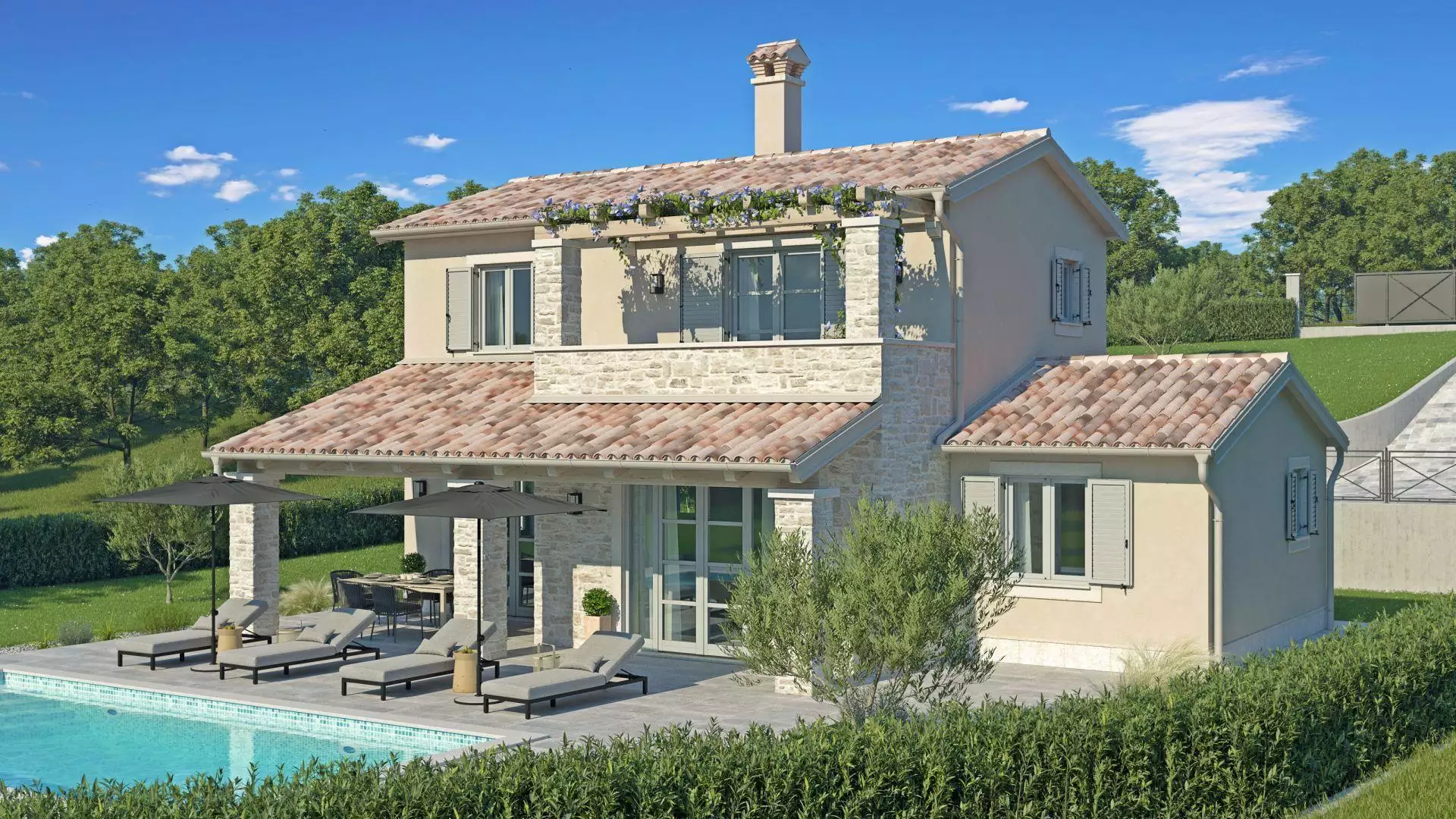 Вилла 185м² в Хорватии, Лабин. Стоимостью 550000€ аренда фото-4