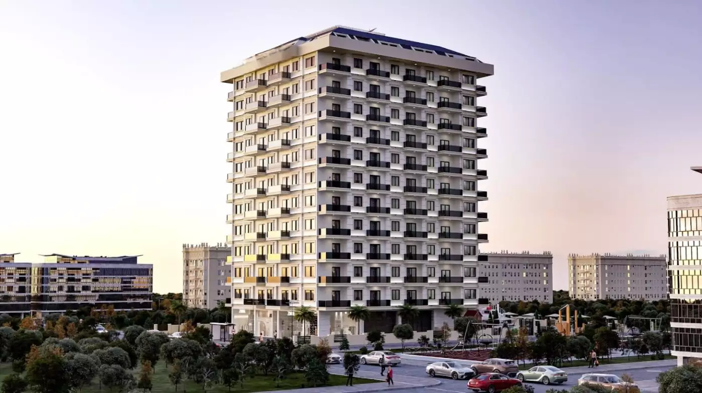 Квартира 57м² в Турции, Махмутлар. Стоимостью 157000€ аренда фото-1