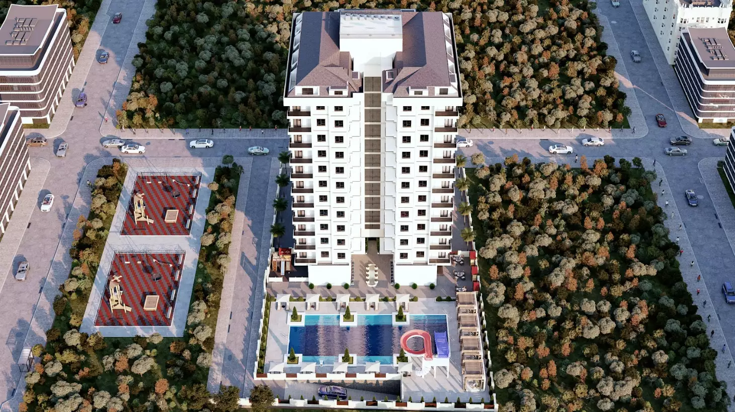 Квартира 57м² в Турции, Махмутлар. Стоимостью 157000€ аренда фото-2