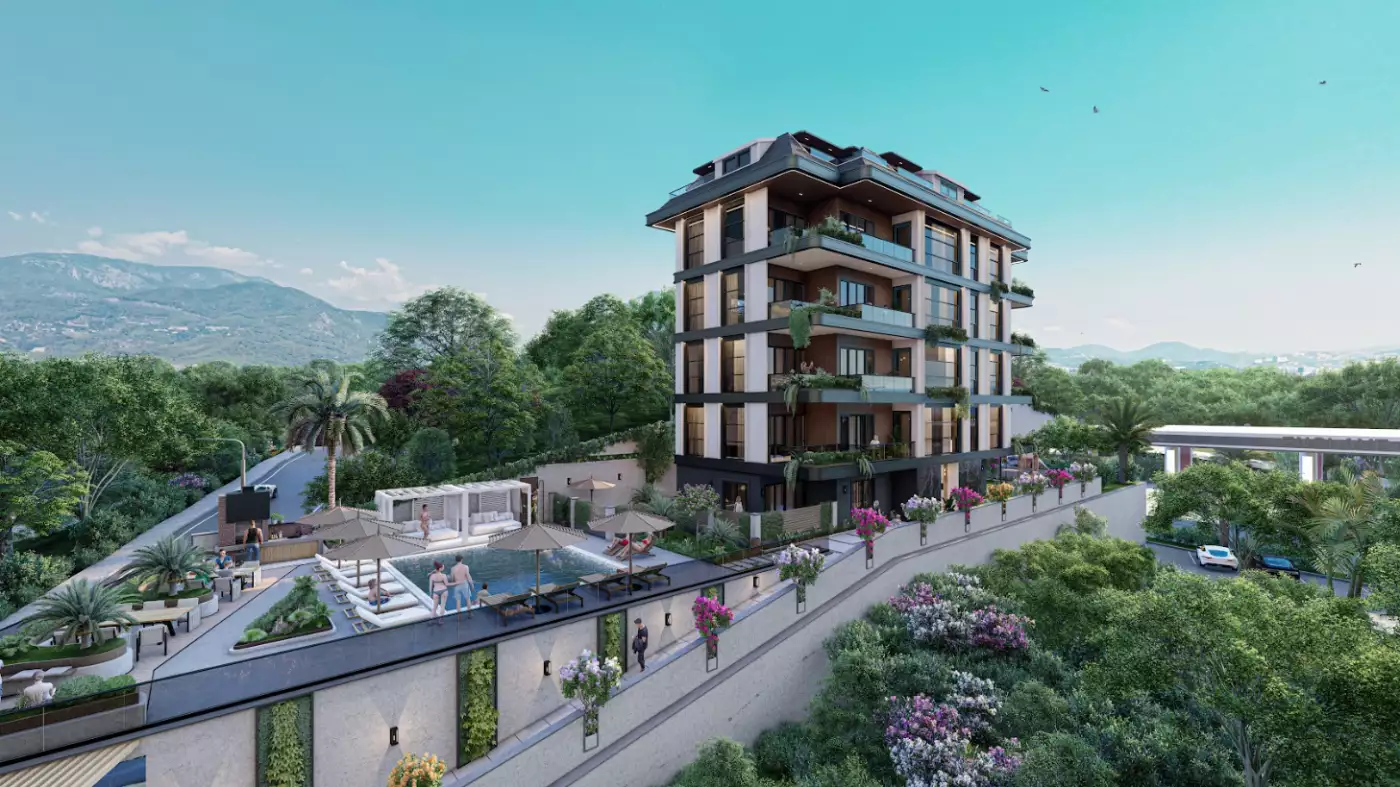 Квартира 50м² в Турции, Кестель. Стоимостью 140000€ аренда фото-1