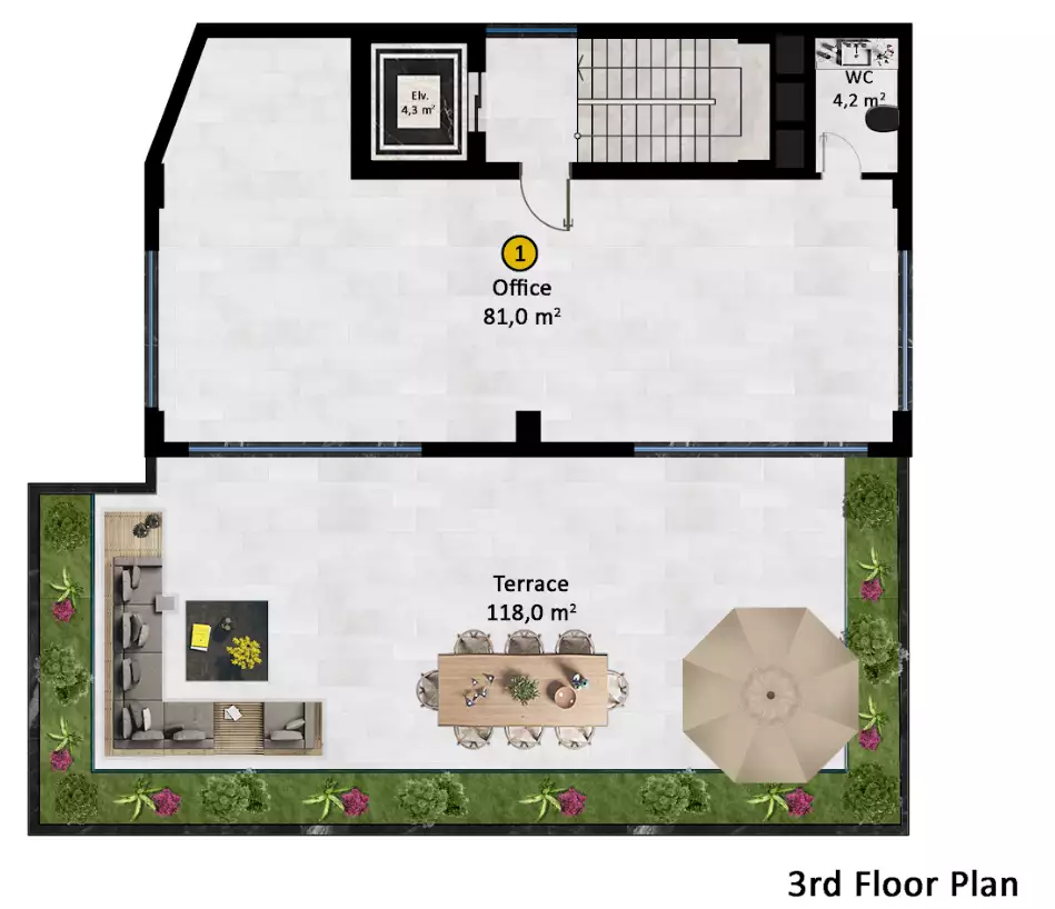 Другие объекты 210м² в Турции, Кестель. Стоимостью 385000€ аренда фото-14
