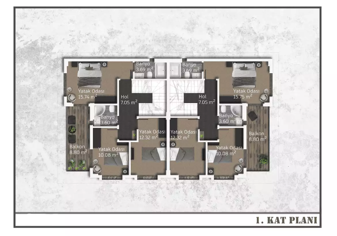 Вилла 379м² в Турции, Авсаллар. Стоимостью 499000€ аренда фото-24