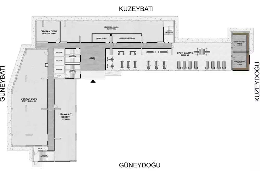 Квартира 39м² в Турции, Мерсин. Стоимостью 45000€ аренда фото-20