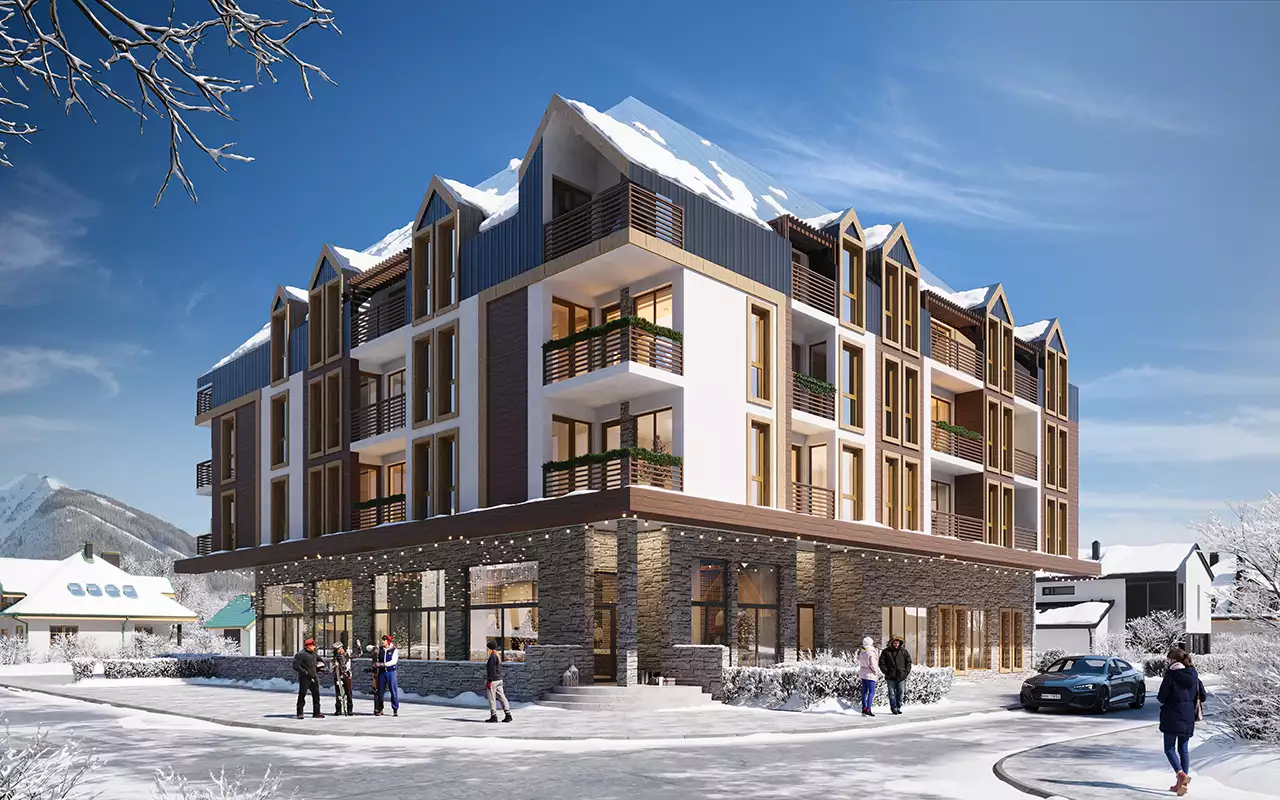 Квартира 28м² в Черногории, Колашин. Стоимостью 86300€ аренда фото-1