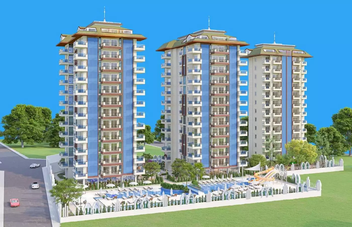 Квартира 91м² в Турции, Махмутлар. Стоимостью 181500€ аренда фото-1