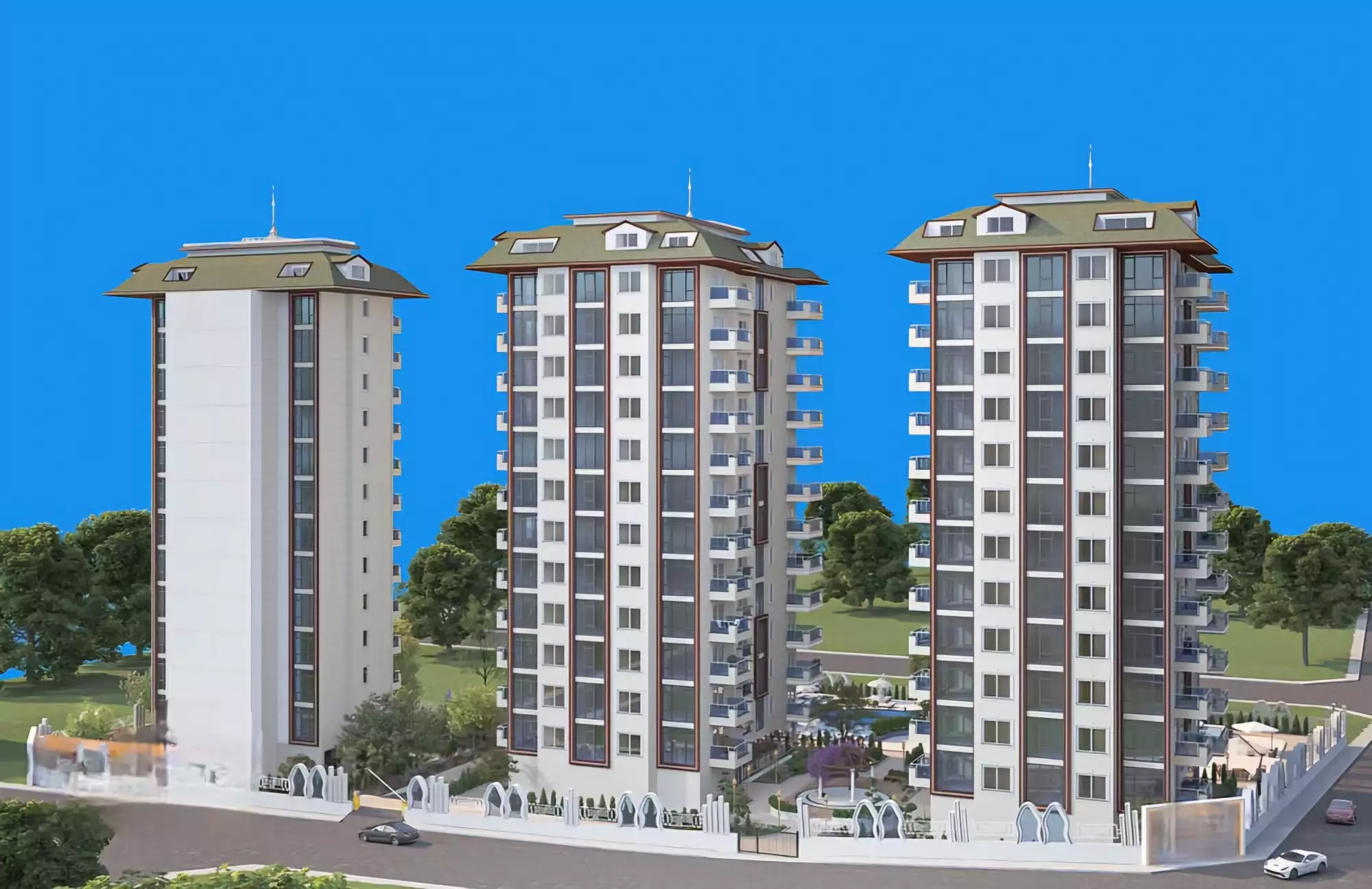 Квартира 91м² в Турции, Махмутлар. Стоимостью 181500€ аренда фото-2