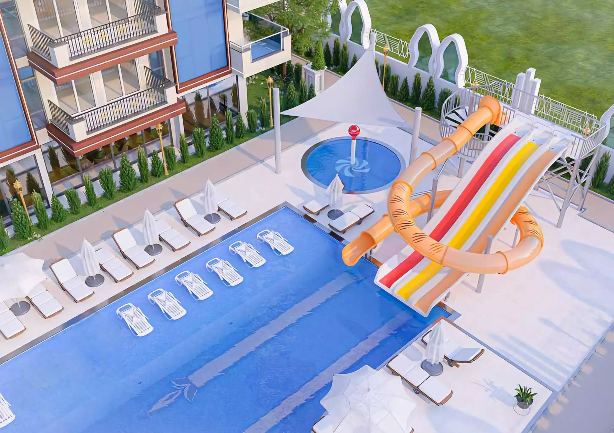 Квартира 91м² в Турции, Махмутлар. Стоимостью 181500€ аренда фото-6
