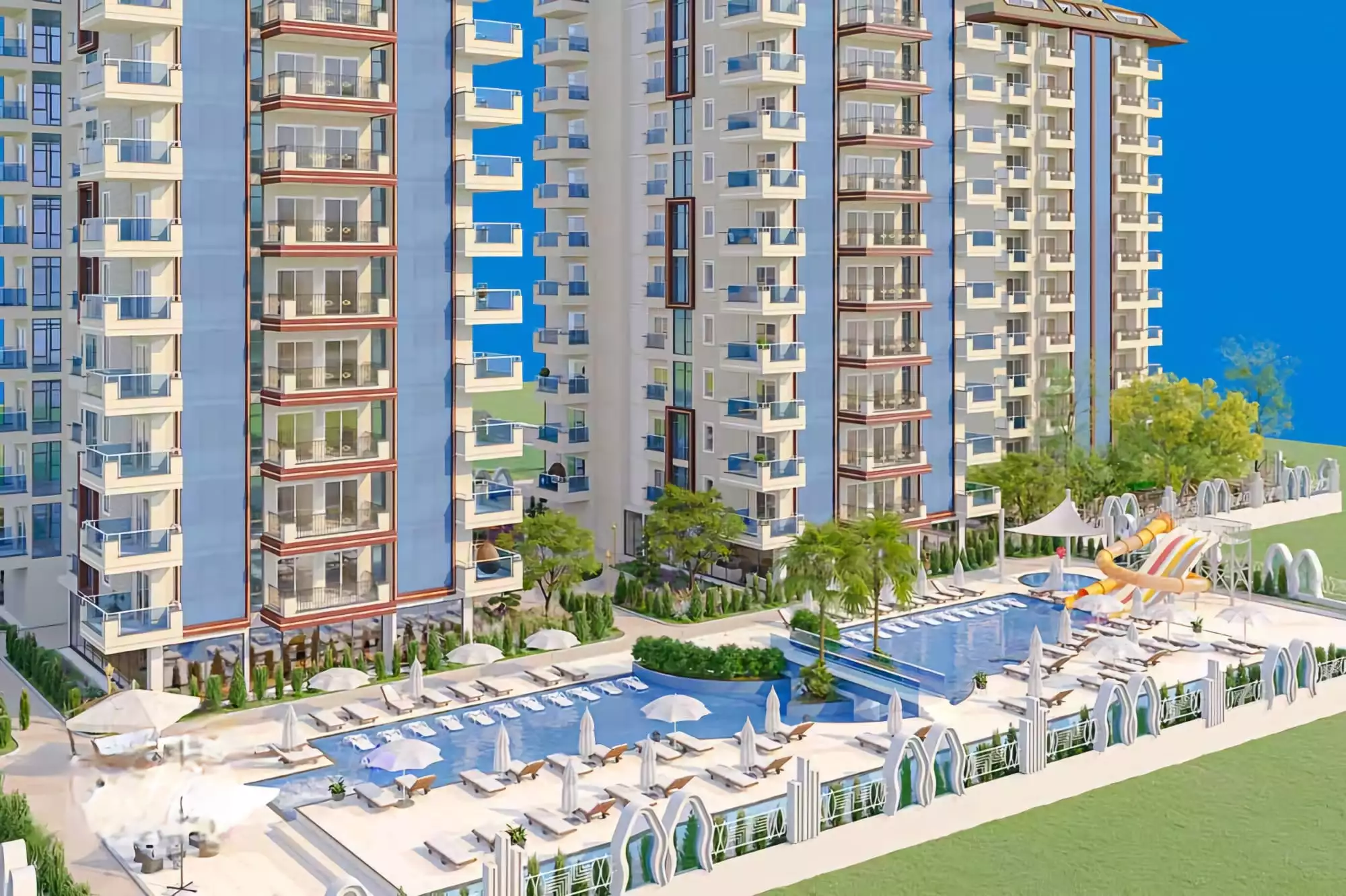 Квартира 91м² в Турции, Махмутлар. Стоимостью 181500€ аренда фото-8