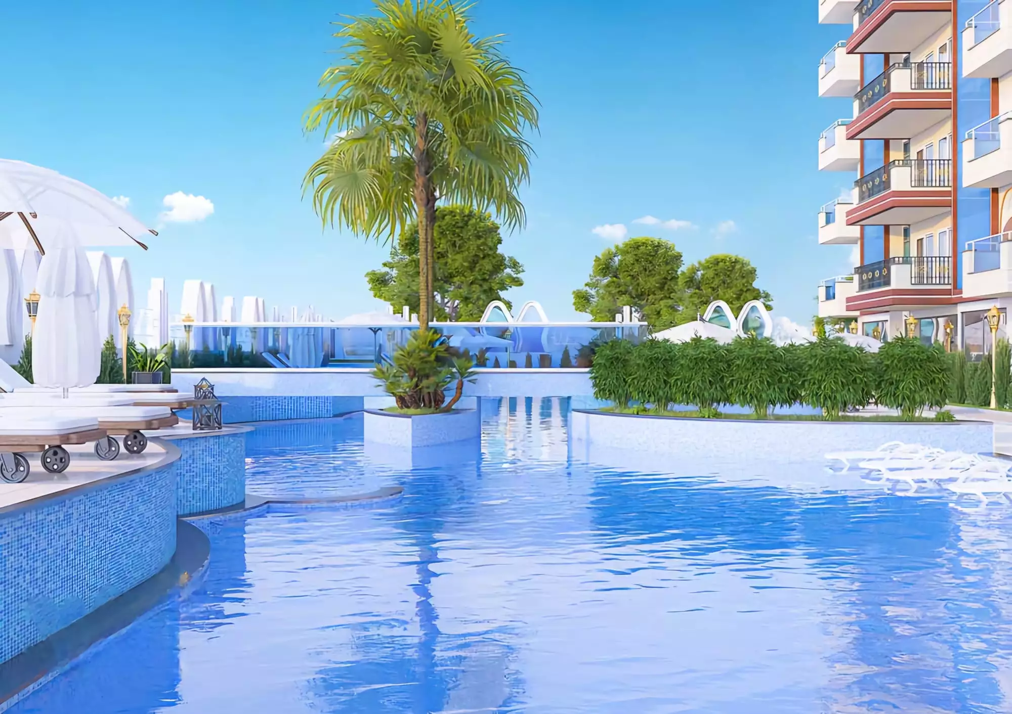 Квартира 91м² в Турции, Махмутлар. Стоимостью 181500€ аренда фото-9