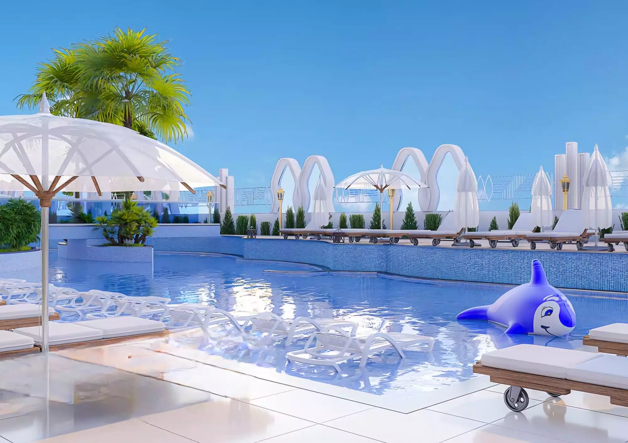 Квартира 91м² в Турции, Махмутлар. Стоимостью 181500€ аренда фото-10