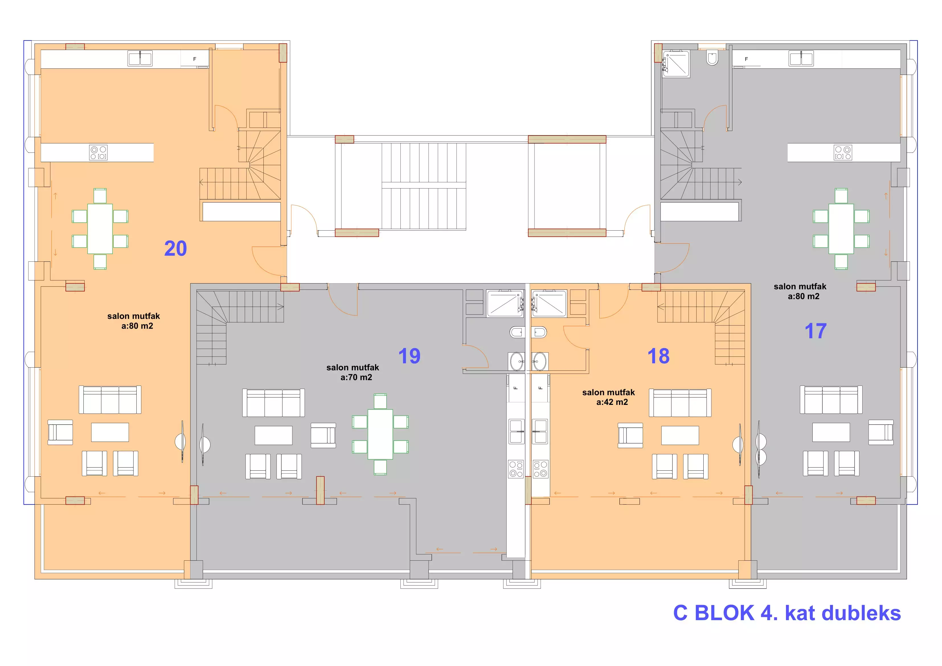 Квартира 60м² в Турции, Каргыджак. Стоимостью 389000€ аренда фото-43